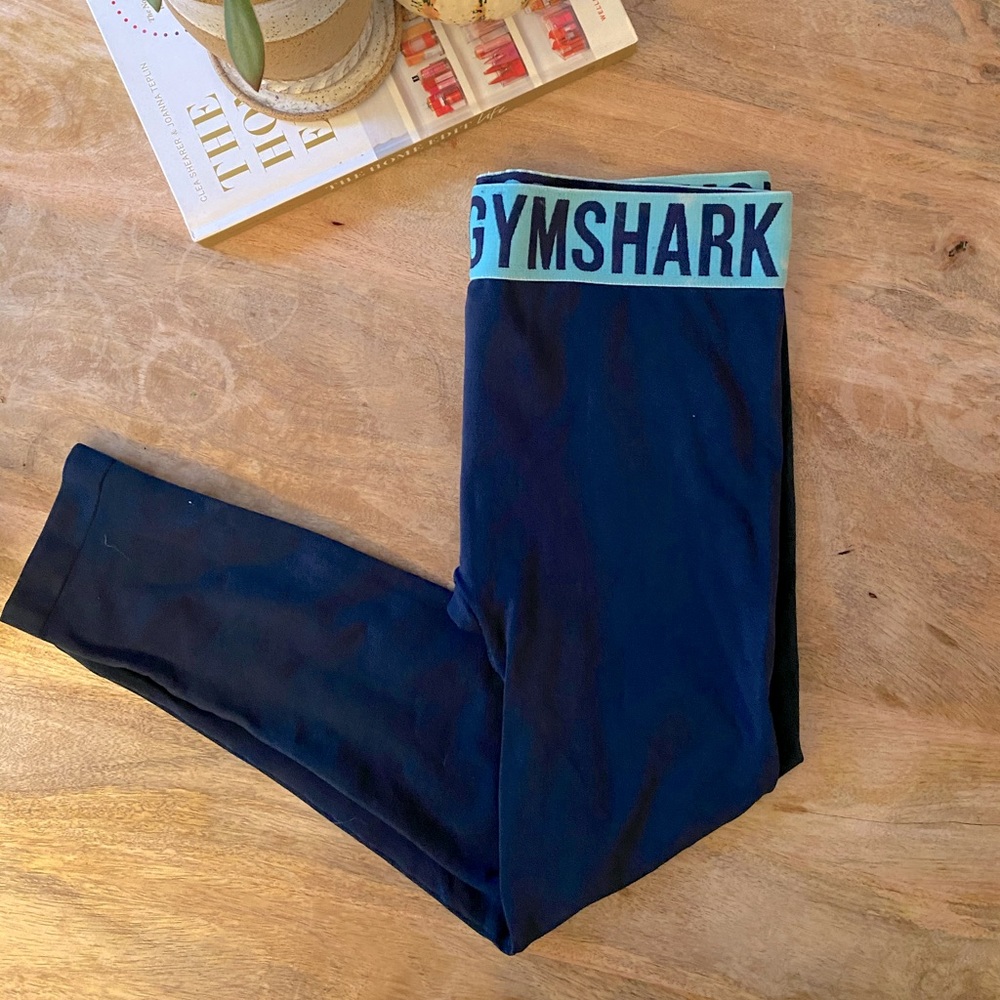 Gym Shark Leggings 🦈💙 Dark Blue